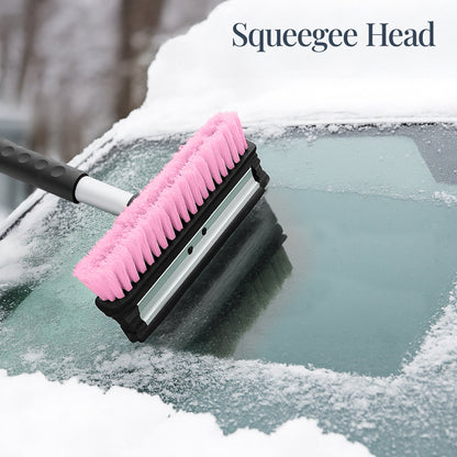 39" Extendable Snow Brush with Ice Scraper & Squeegee