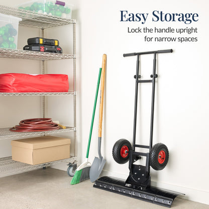 36" Heavy-Duty Snow Pusher with Wheels – Adjustable Steel Blade